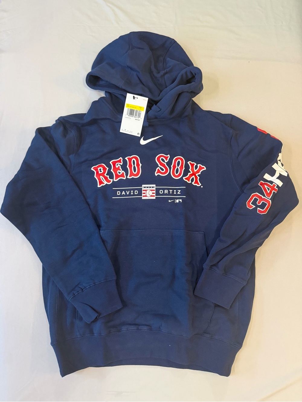 Nike Boston Red Sox David Ortiz Hall of Fame Inductee Hoodie Men's 2022 MLB Sz S